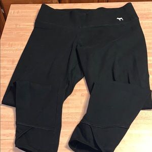 VS PINK Yoga Ankle Pants w/ Cute Details on legs